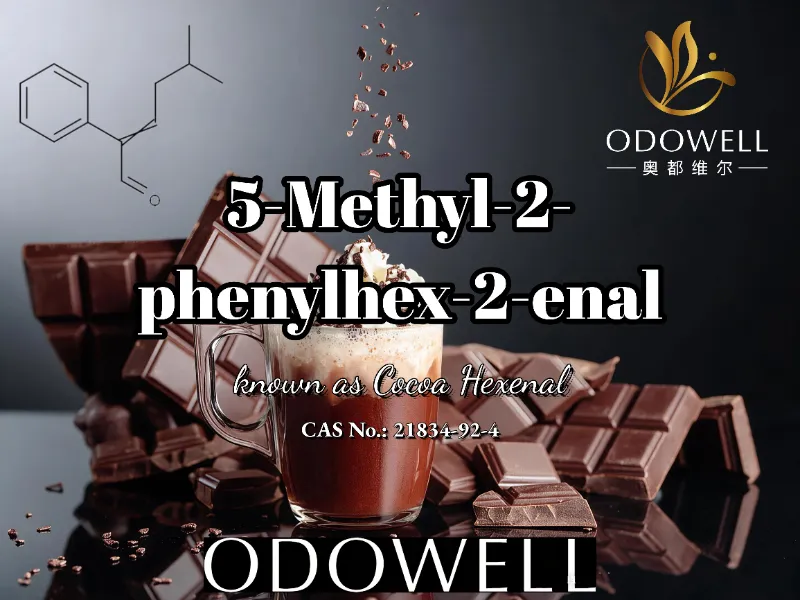 ​ODOWELL suosittelee 5-metyyli-2-fenyyliheks-2-enaalia kaakao-, suklaa- ja mokka-sovelluksiin