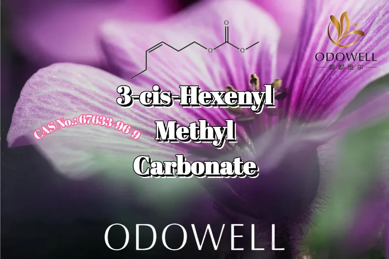 ​ODOWELL suosittelee 3-cis-heksenyylimetyylikarbonaattia luonnollisiin violettien lehtien ja vihreiden tuoksujen sovelluksiin